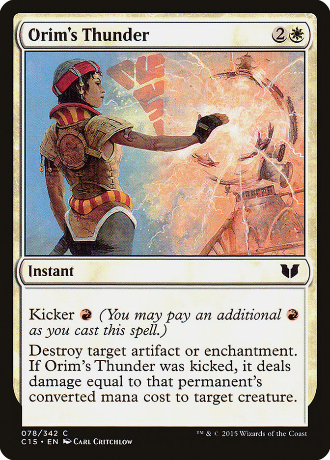 Orim's Thunder [Commander 2015] | Exor Games Truro