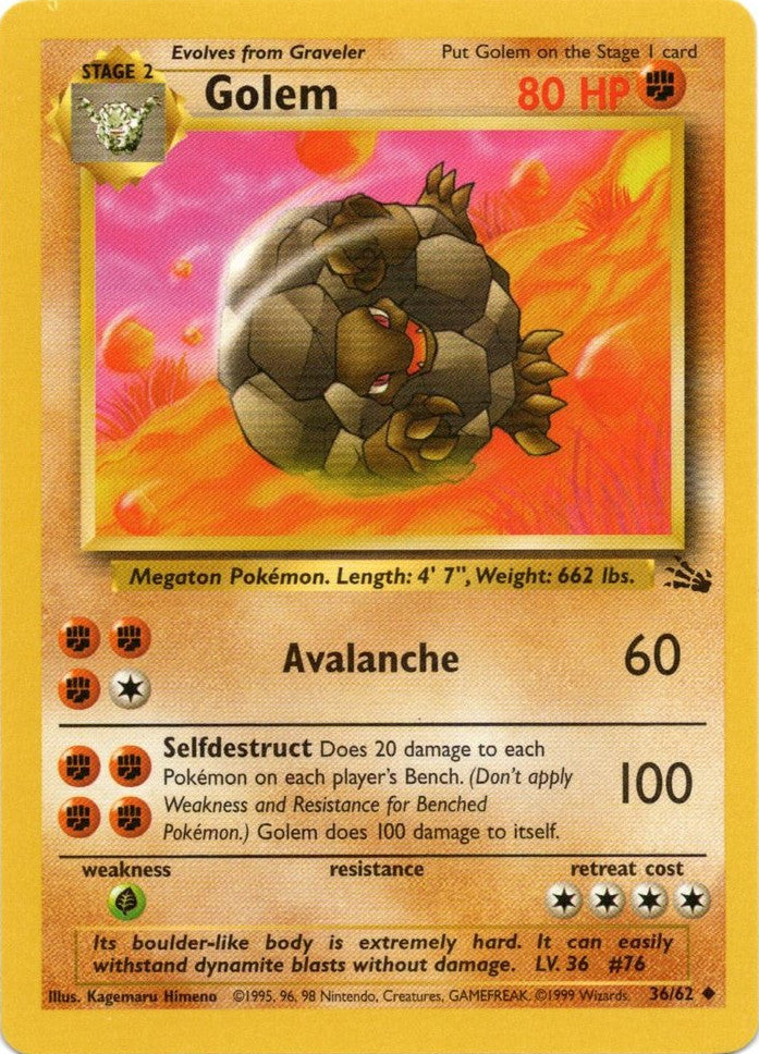 Golem (36/62) [Fossil Unlimited] | Exor Games Truro