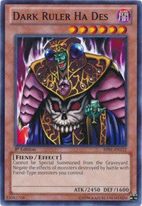 Dark Ruler Ha Des [BP01-EN122] Common | Exor Games Truro