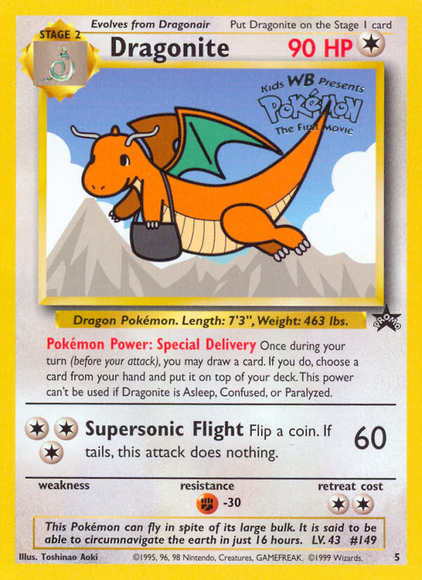 Dragonite (5) [Wizards of the Coast: Black Star Promos] | Exor Games Truro