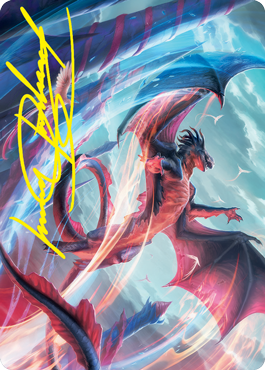 Galazeth Prismari Art Card (Gold-Stamped Signature) [Strixhaven: School of Mages Art Series] | Exor Games Truro