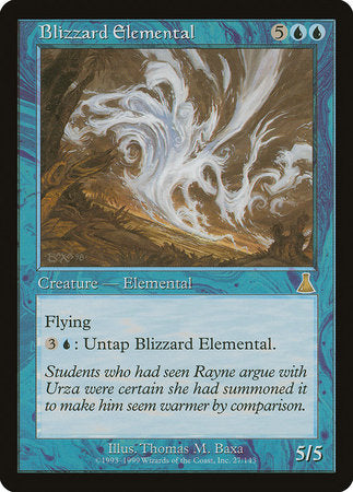 Blizzard Elemental [Urza's Destiny] | Exor Games Truro