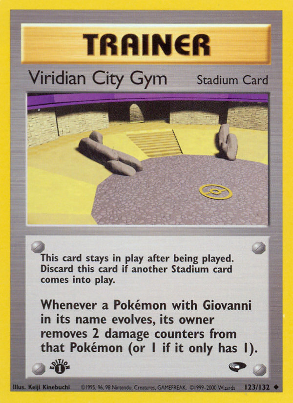 Viridian City Gym (123/132) [Gym Challenge 1st Edition] | Exor Games Truro