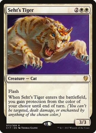 Seht's Tiger [Commander 2017] | Exor Games Truro