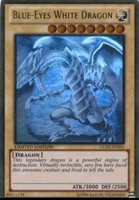 Blue-Eyes White Dragon [GLD5-EN001] Ghost/Gold Rare | Exor Games Truro