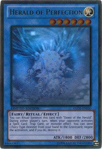 Herald of Perfection [GLD5-EN030] Ghost/Gold Rare | Exor Games Truro