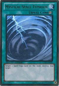 Mystical Space Typhoon [GLD5-EN038] Ghost/Gold Rare | Exor Games Truro