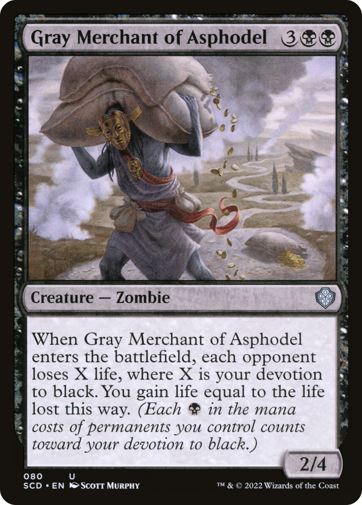 Gray Merchant of Asphodel [Starter Commander Decks] | Exor Games Truro