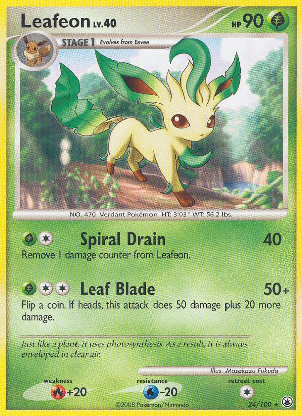 Leafeon (24/100) [Diamond & Pearl: Majestic Dawn] | Exor Games Truro