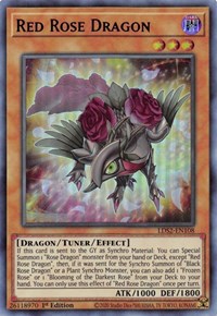 Red Rose Dragon (Purple) [LDS2-EN108] Ultra Rare | Exor Games Truro