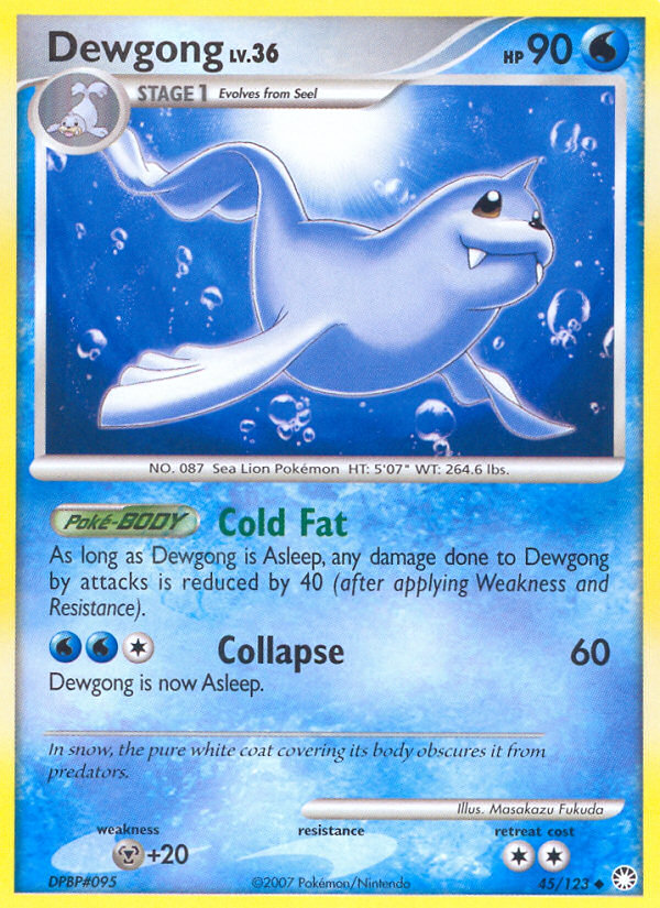 Dewgong (45/123) [Diamond & Pearl: Mysterious Treasures] | Exor Games Truro