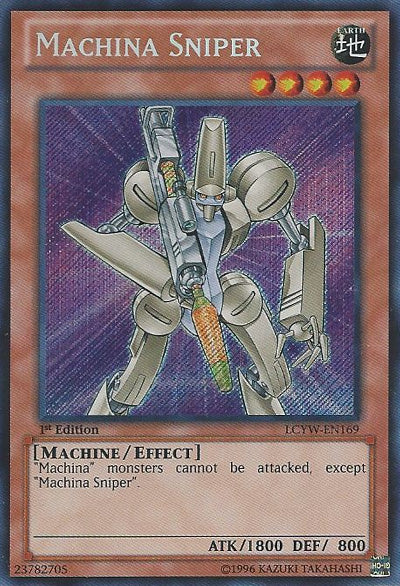 Machina Sniper [LCYW-EN169] Secret Rare | Exor Games Truro