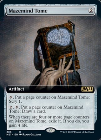 Mazemind Tome (Extended Art) [Core Set 2021] | Exor Games Truro