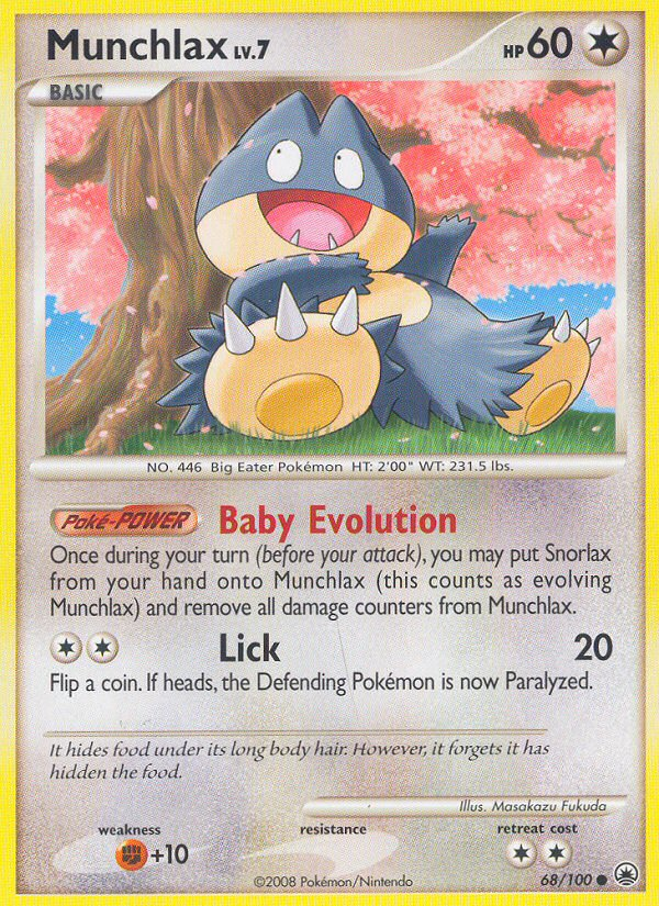 Munchlax (68/100) [Diamond & Pearl: Majestic Dawn] | Exor Games Truro