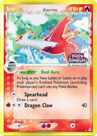 Latias (11/110) (Delta Species) (Stamped) [EX: Holon Phantoms] | Exor Games Truro