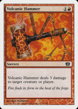 Volcanic Hammer [Eighth Edition] | Exor Games Truro