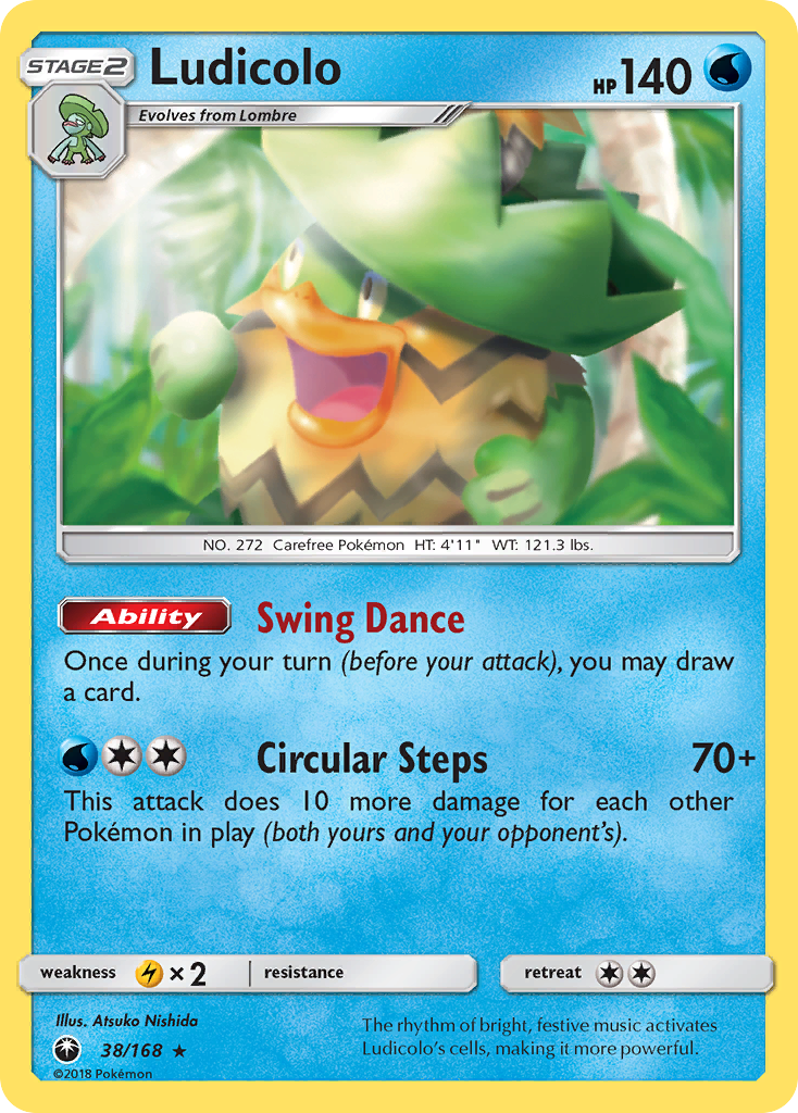 Ludicolo (38/168) [Sun & Moon: Celestial Storm] | Exor Games Truro