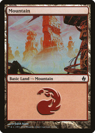 Mountain (31) [Premium Deck Series: Fire and Lightning] | Exor Games Truro