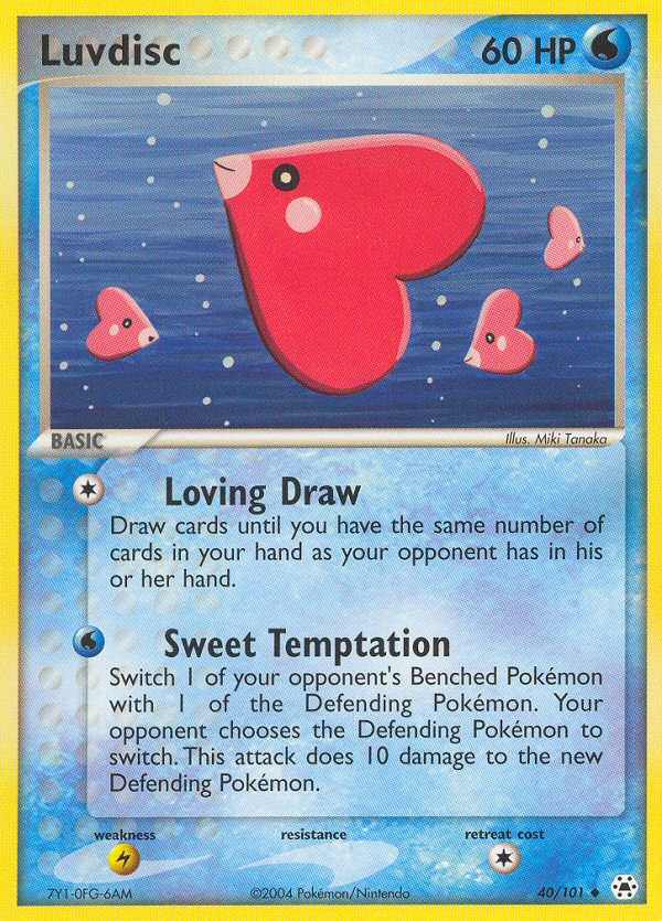 Luvdisc (40/101) [EX: Hidden Legends] | Exor Games Truro