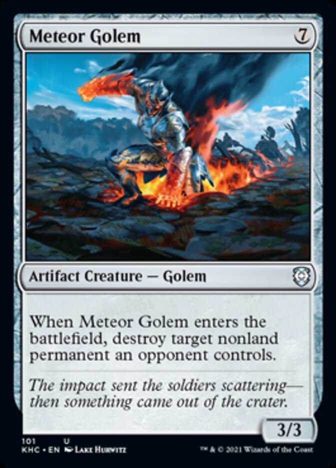 Meteor Golem [Kaldheim Commander] | Exor Games Truro