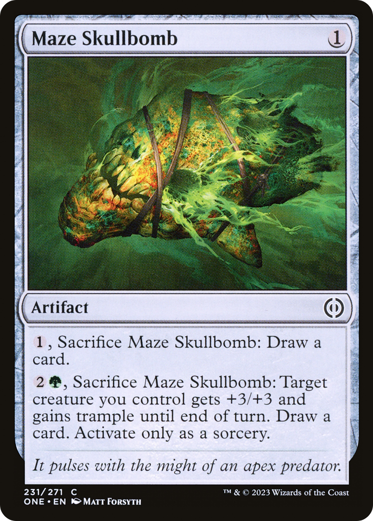 Maze Skullbomb [Phyrexia: All Will Be One] | Exor Games Truro