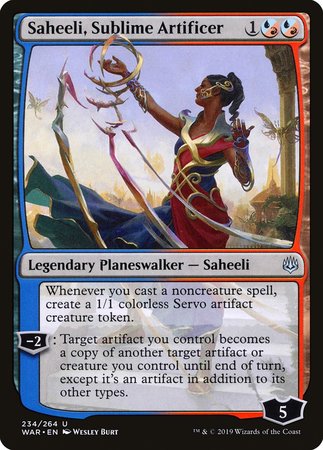 Saheeli, Sublime Artificer [War of the Spark] | Exor Games Truro