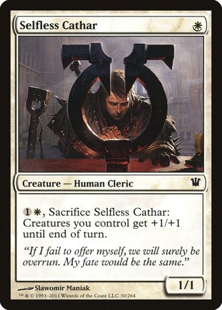 Selfless Cathar [Innistrad] | Exor Games Truro