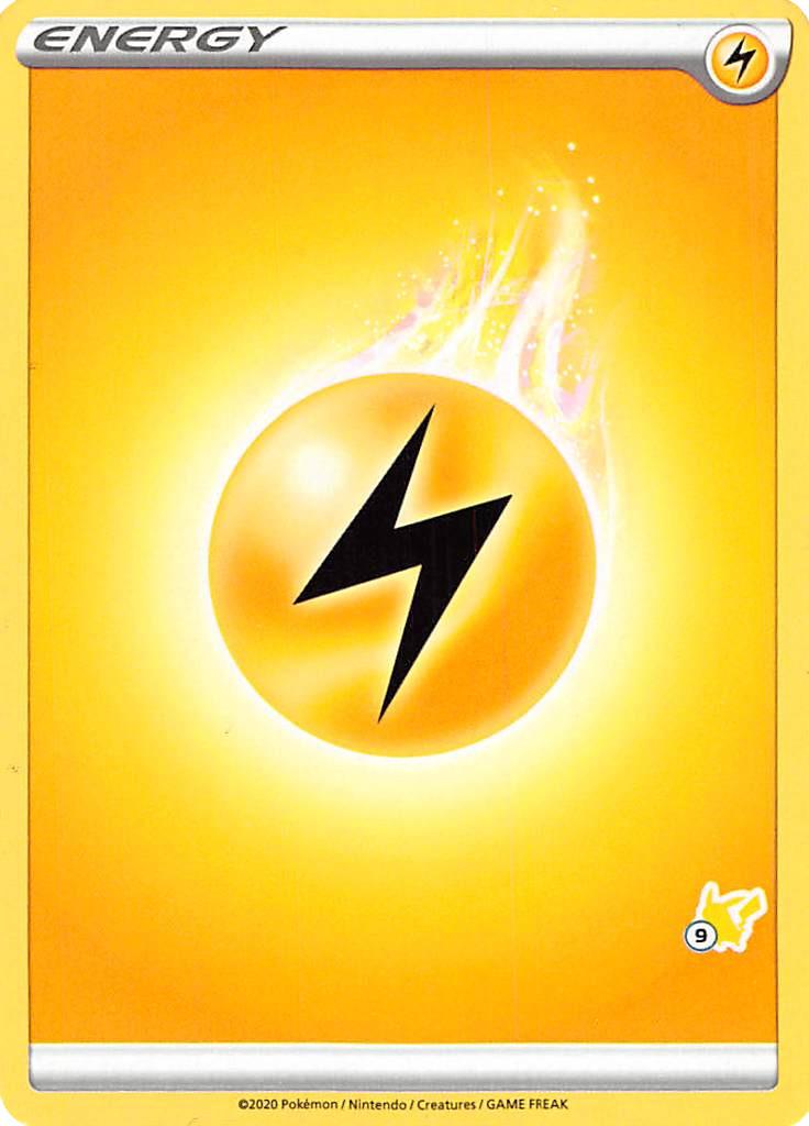 Lightning Energy (Pikachu Stamp #9) [Battle Academy 2022] | Exor Games Truro