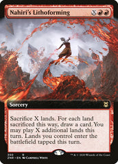 Nahiri's Lithoforming (Extended Art) [Zendikar Rising] | Exor Games Truro