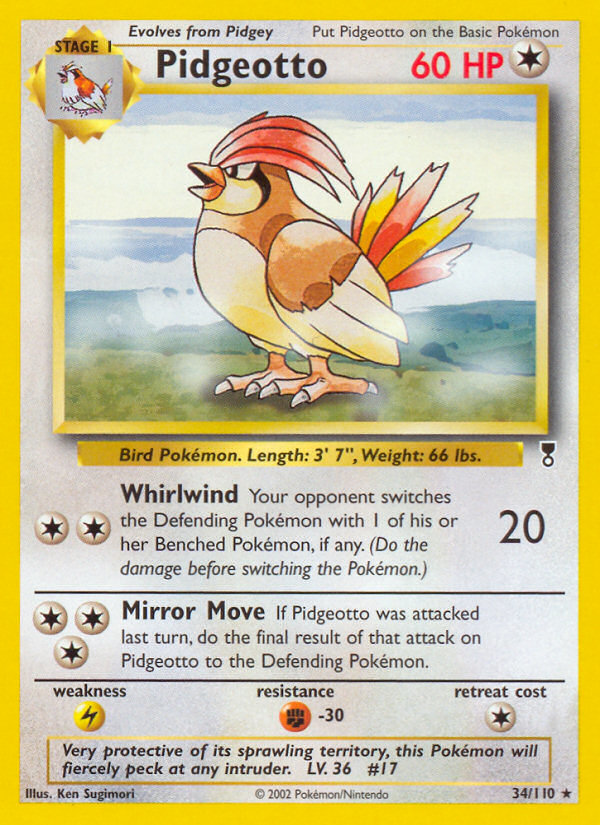 Pidgeotto (34/110) [Legendary Collection] | Exor Games Truro