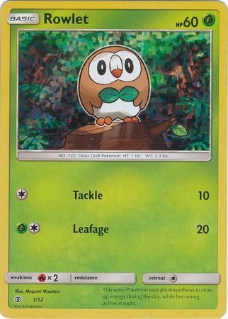 Rowlet (1/12) [McDonald's Promos: 2017 Collection] | Exor Games Truro