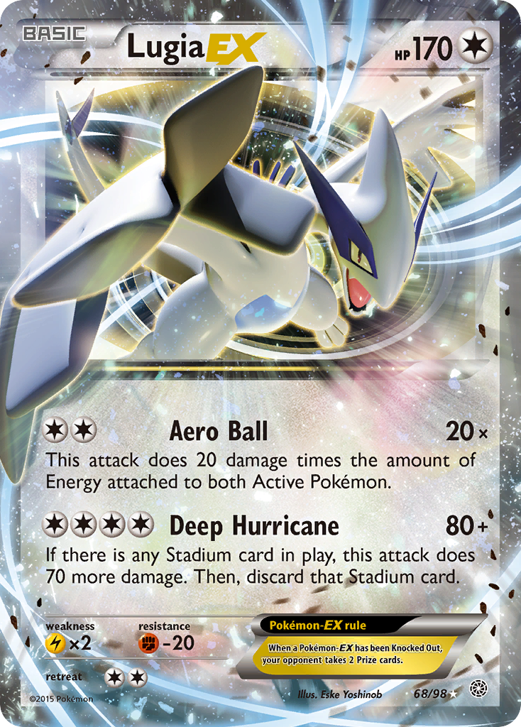 Lugia EX (68/98) [XY: Ancient Origins] | Exor Games Truro