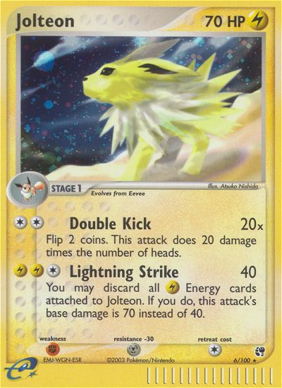 Jolteon (6/100) [EX: Sandstorm] | Exor Games Truro