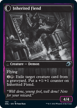 Heirloom Mirror // Inherited Fiend [Innistrad: Double Feature] | Exor Games Truro