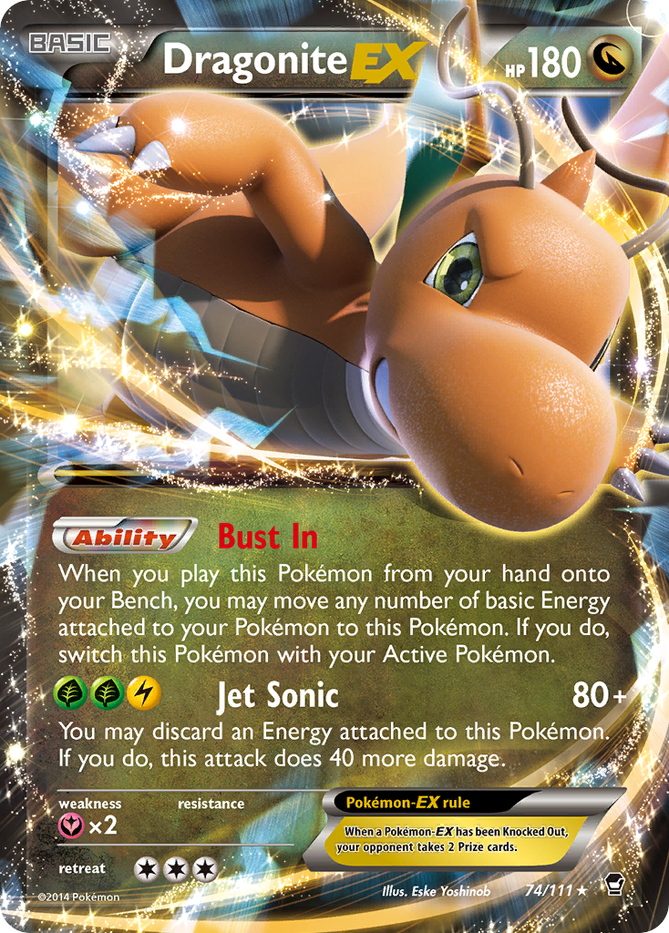 Dragonite EX (74/111) [XY: Furious Fists] | Exor Games Truro