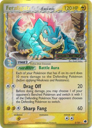 Feraligatr (2/101) (Delta Species) (Stamped) [EX: Dragon Frontiers] | Exor Games Truro