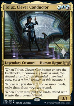 Toluz, Clever Conductor (Promo Pack) [Streets of New Capenna Promos] | Exor Games Truro