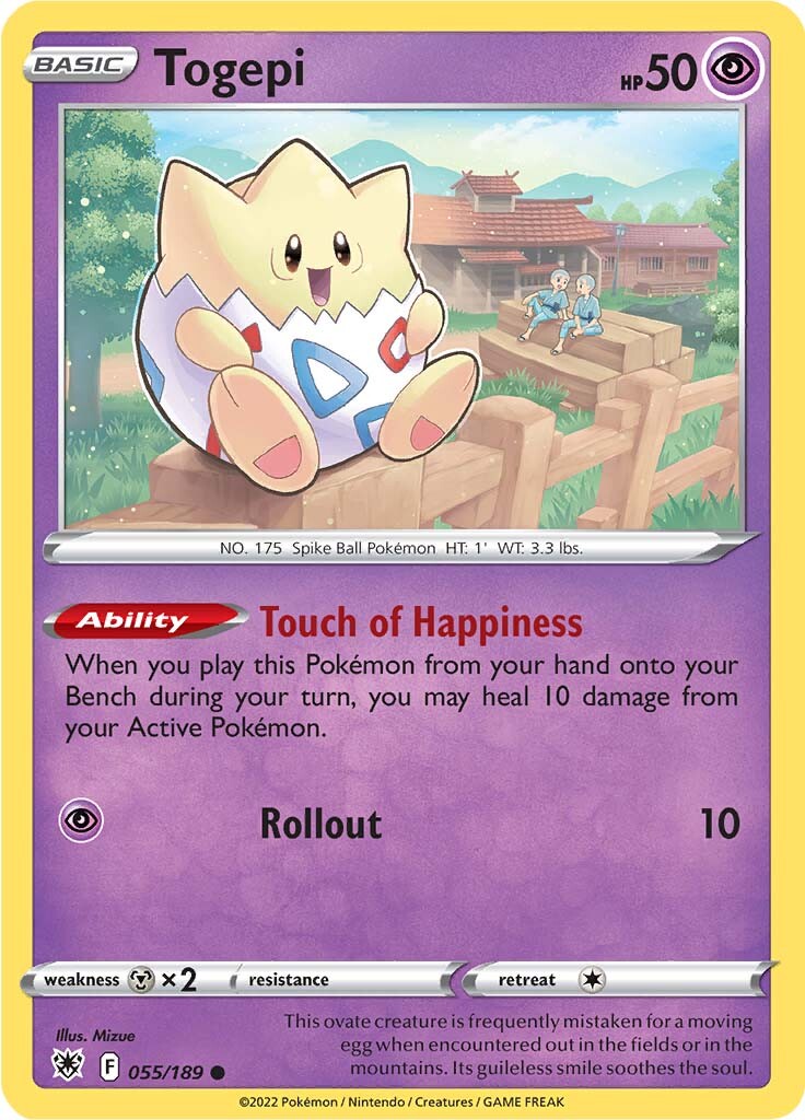 Togepi (055/189) [Sword & Shield: Astral Radiance] | Exor Games Truro