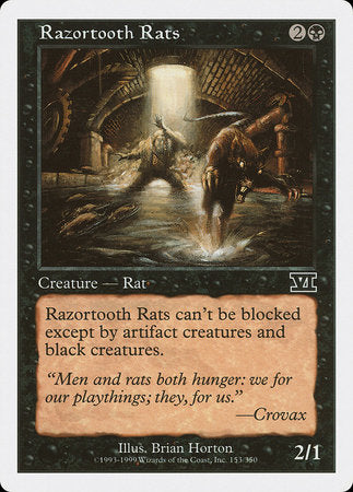 Razortooth Rats [Classic Sixth Edition] | Exor Games Truro