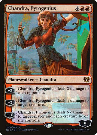 Chandra, Pyrogenius [Kaladesh] | Exor Games Truro