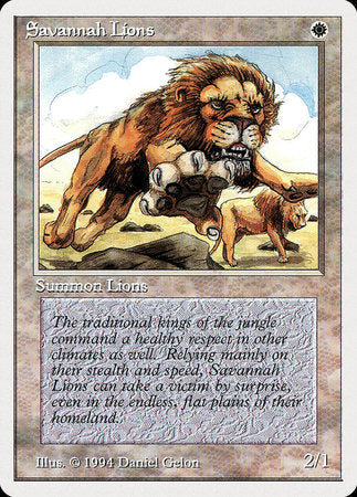 Savannah Lions [Summer Magic / Edgar] | Exor Games Truro