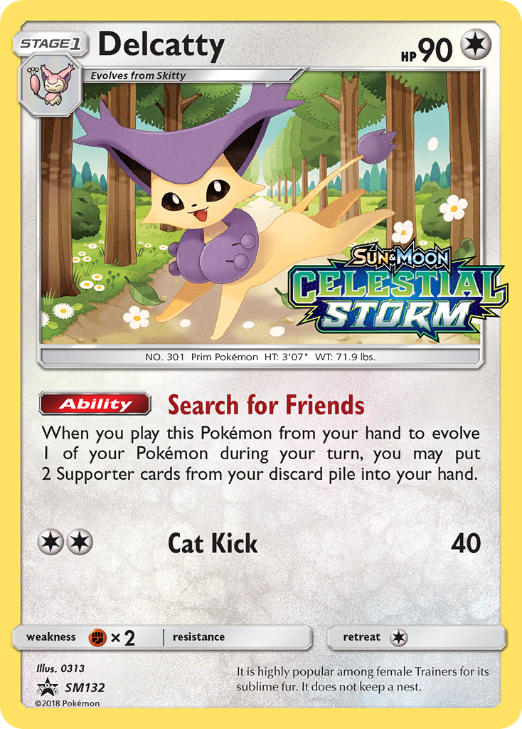 Delcatty (SM132) [Sun & Moon: Black Star Promos] | Exor Games Truro