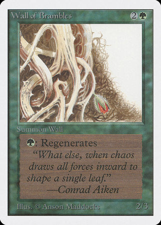 Wall of Brambles [Unlimited Edition] | Exor Games Truro