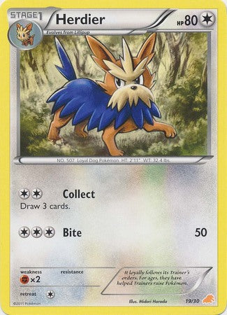 Herdier (19/30) [Black & White: Trainer Kit - Excadrill] | Exor Games Truro