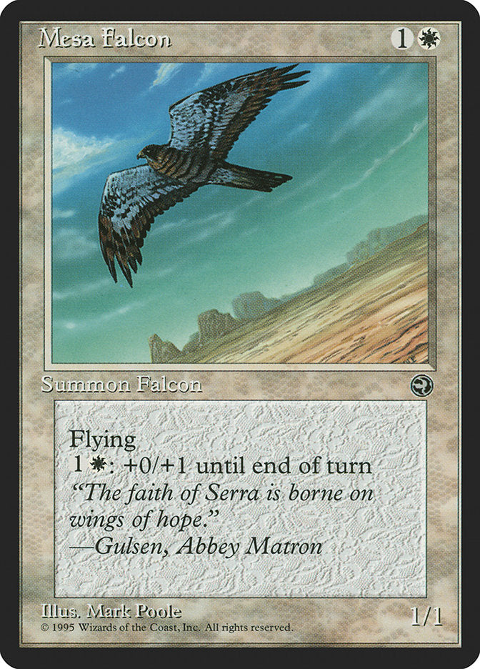 Mesa Falcon (Gulsen Flavor Text) [Homelands] | Exor Games Truro