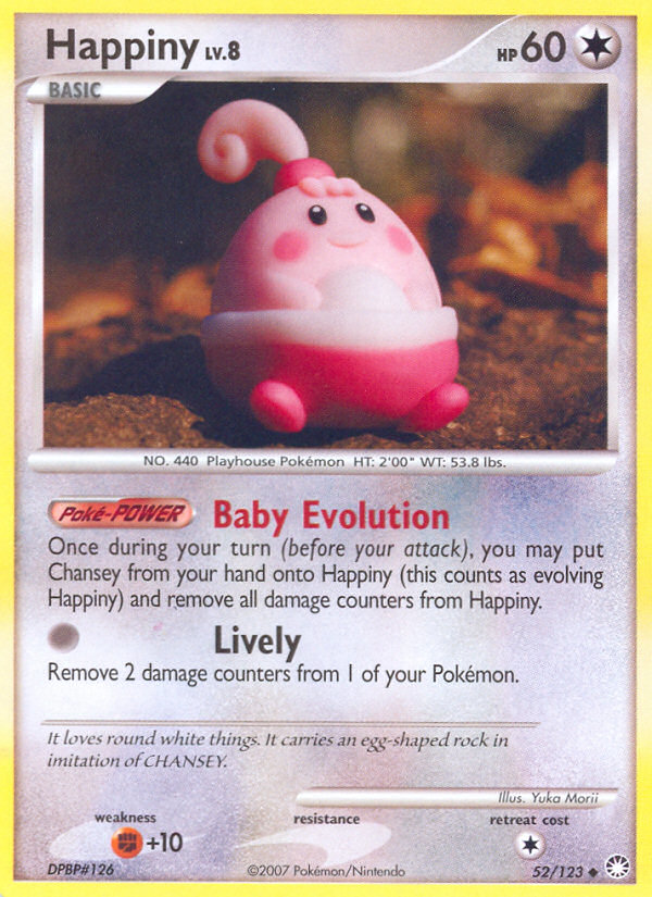 Happiny (52/123) [Diamond & Pearl: Mysterious Treasures] | Exor Games Truro