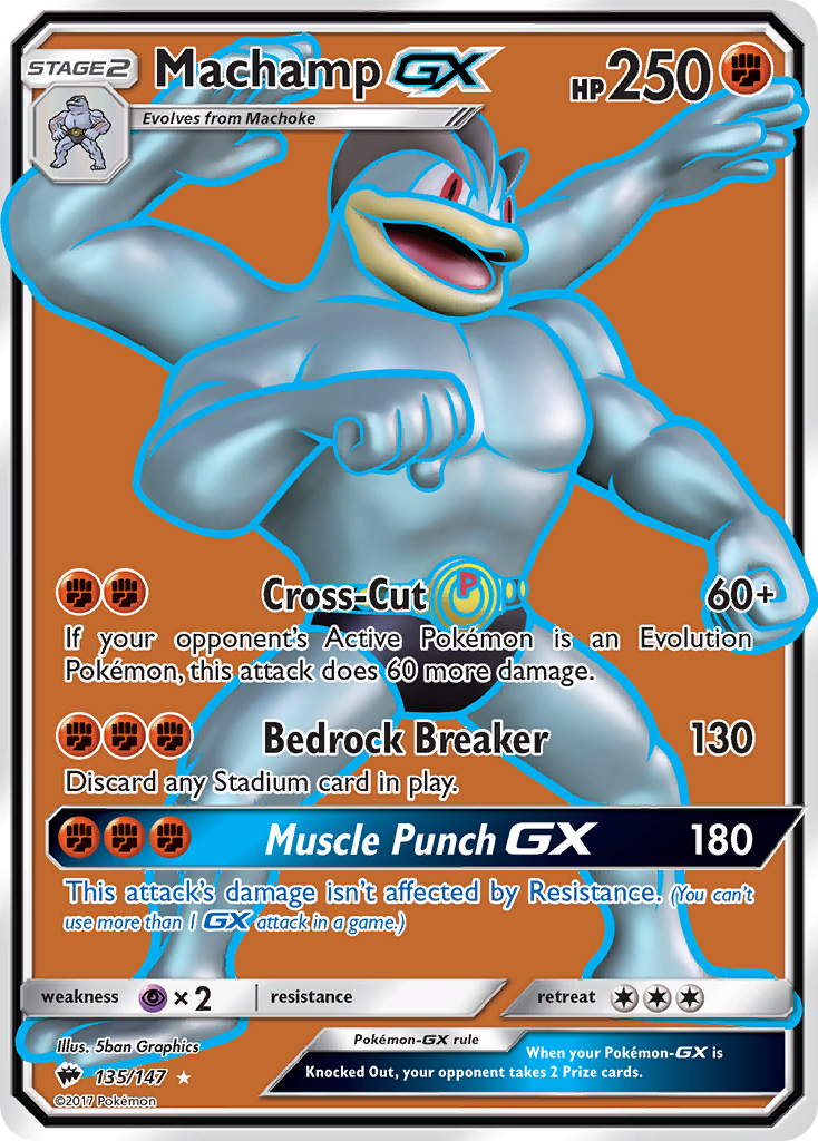 Machamp GX (135/147) [Sun & Moon: Burning Shadows] | Exor Games Truro