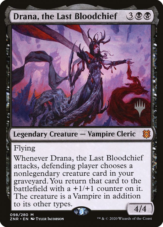 Drana, the Last Bloodchief (Promo Pack) [Zendikar Rising Promos] | Exor Games Truro