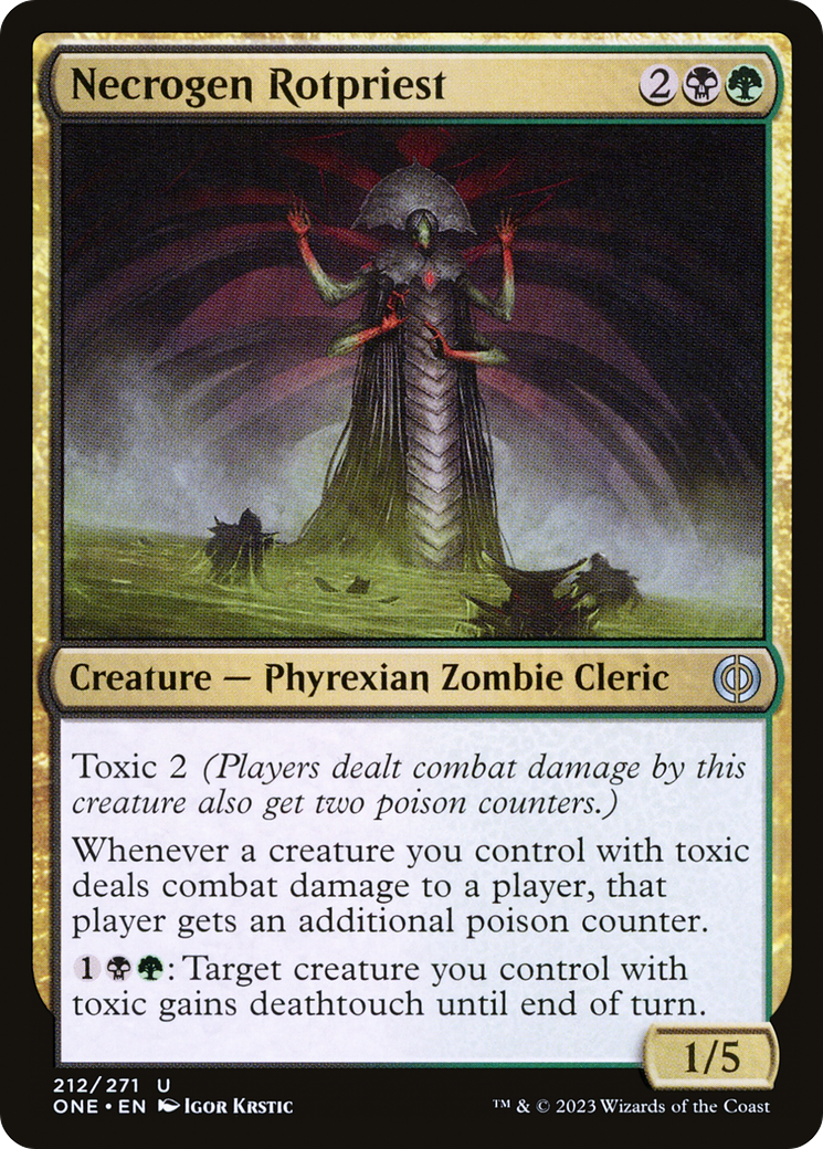 Necrogen Rotpriest [Phyrexia: All Will Be One] | Exor Games Truro