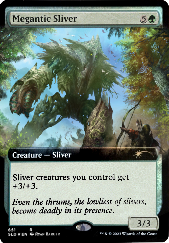 Megantic Sliver (Extended Art) [Secret Lair Drop Promos] | Exor Games Truro